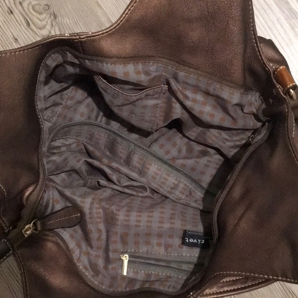 Black Rivet Bags Black Rivet Brown Leather Purse Poshmark